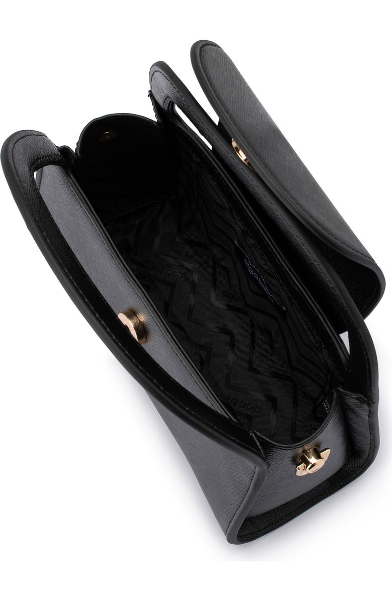 Olga Berg Ivy Curved Top Handle Bag, Alternate, color,