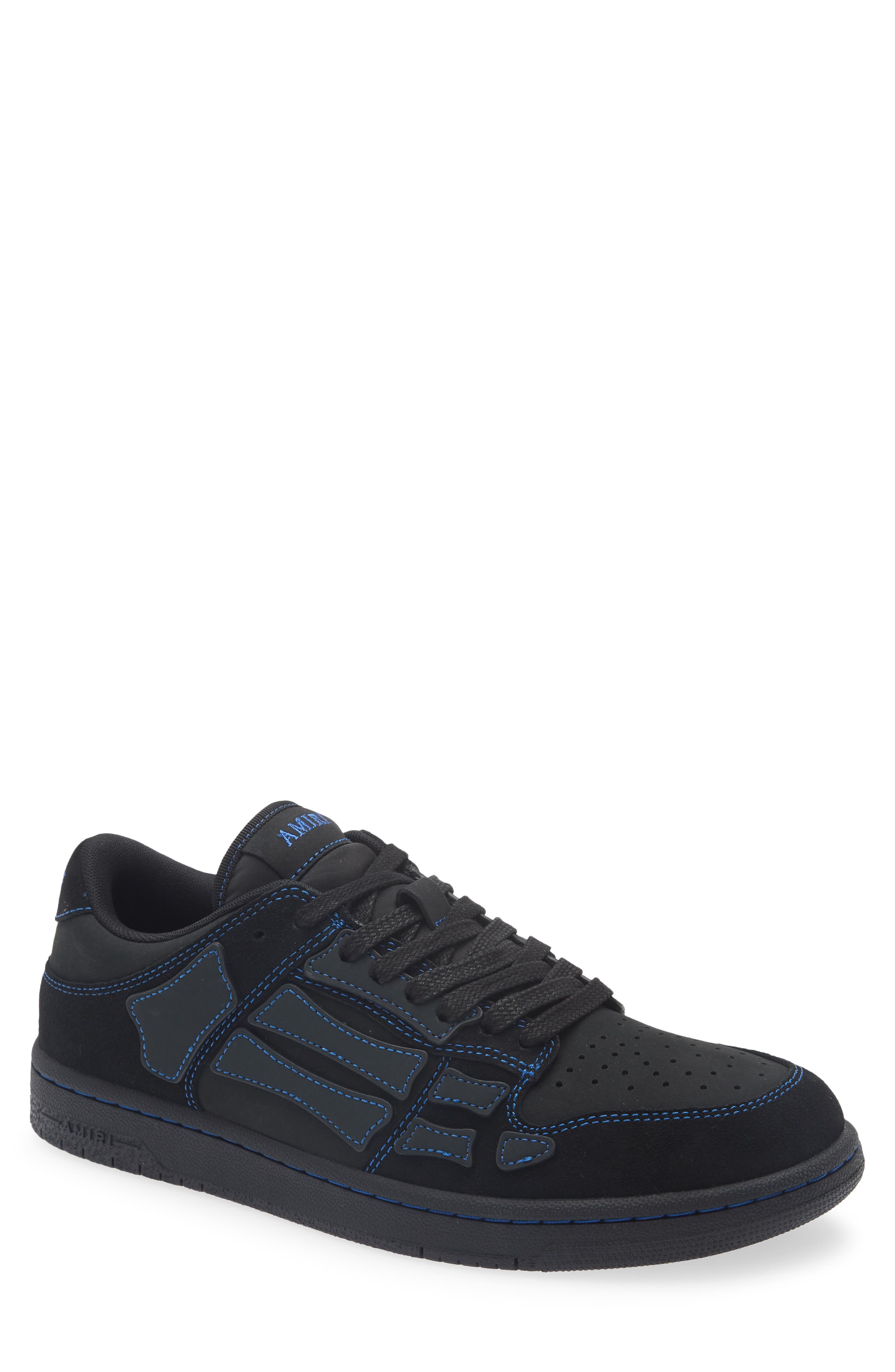 AMIRI Skeleton Low Top Sneaker, Main, color, Black