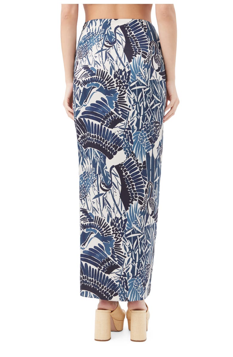 Trina Turk Alodia Printed Faux Wrap Maxi Skirt, Alternate, color, Multi