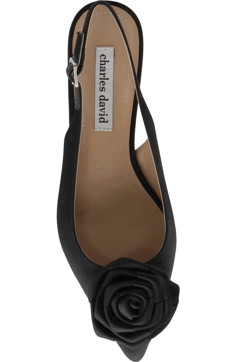 Charles David Aleph Slingback Pointed Toe Kitten Heel Pump, Alternate, color,