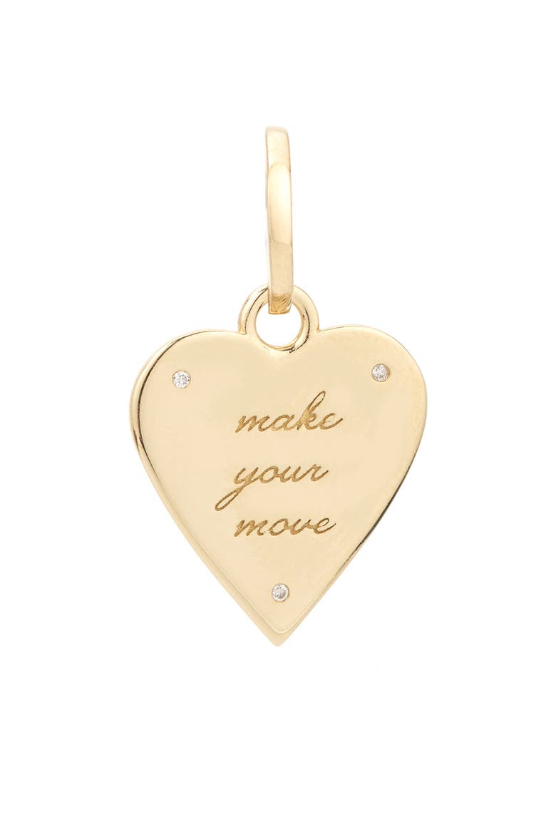 Make Your Move Diamond Heart Pendant, Alternate, color, YELLOW GOLD