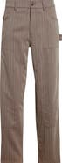 Golden Goose Journey Virgin Wool Blend Herringbone Painter Pants