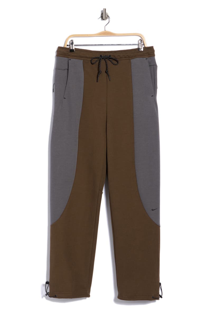 Tech Fleece Two Tone Joggers, Main, color, DARK HAZEL/ IRON GREY/ BLACK