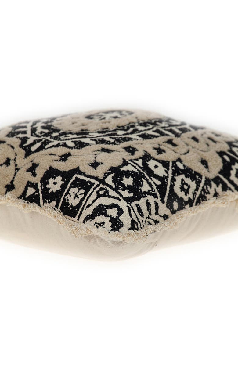 PARKLAND COLLECTION Abu Printed Accent Pillow, Alternate, color, Black