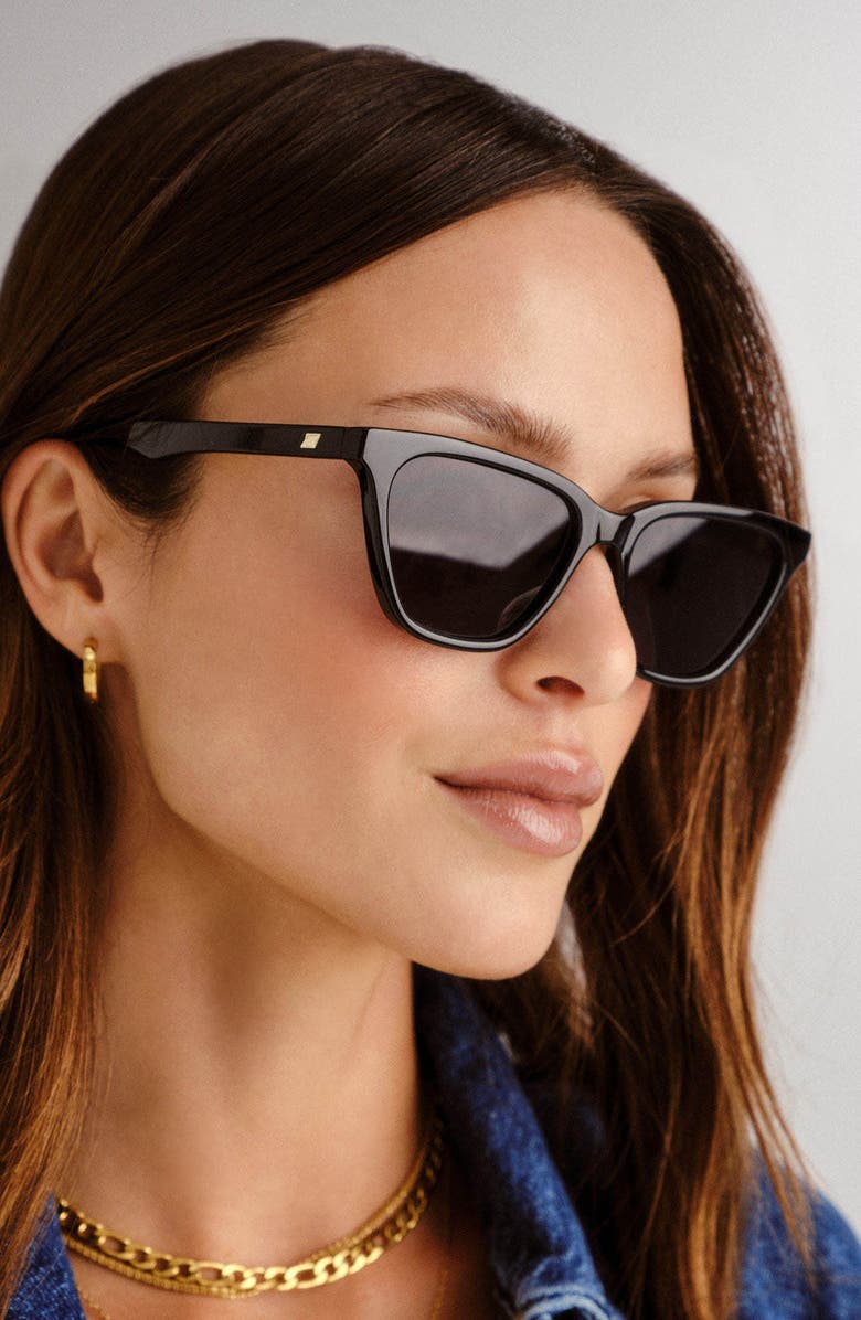 Le Specs Steadfast 51mm Gradient D-Frame Sunglasses, Alternate, color, 