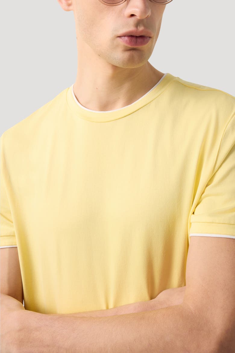 Layered T-Shirt Ryan, Alternate, color, Yellow