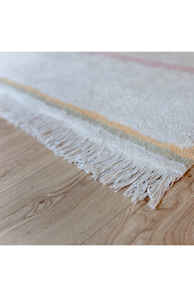 Lorena Canals Washable Rug Lanes, Alternate, color, Natural And Pink