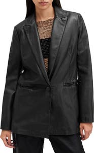 AllSaints Deri Leather Blazer