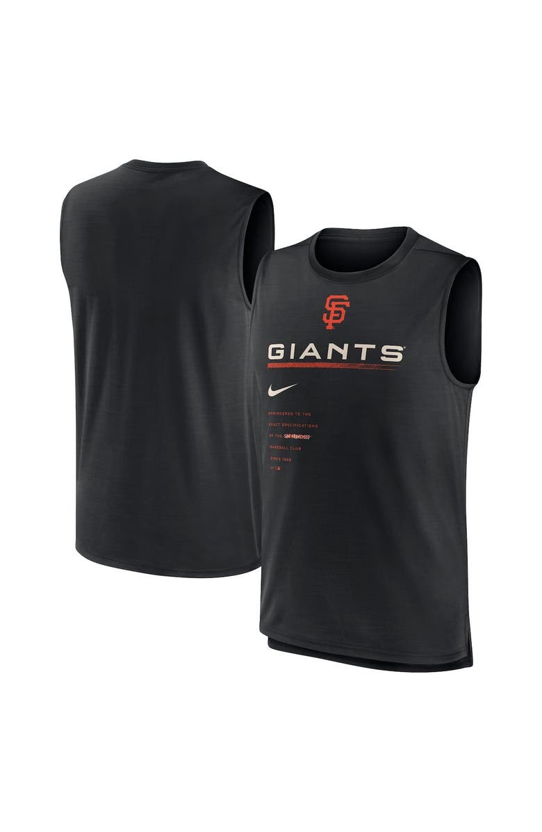 Nike Men's Nike Black San Francisco Giants Exceed Performance Tank Top, Main, color, Black