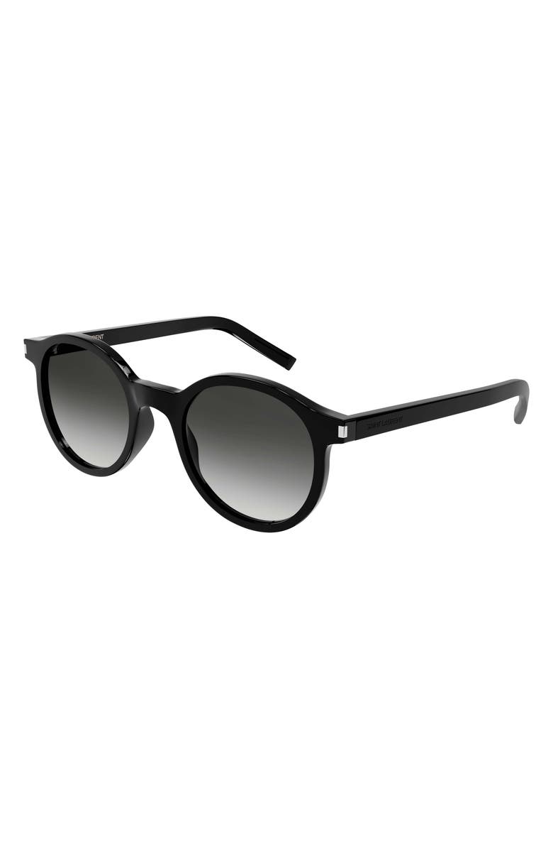 Saint Laurent 50mm Phantos Sunglasses, Main, color, 