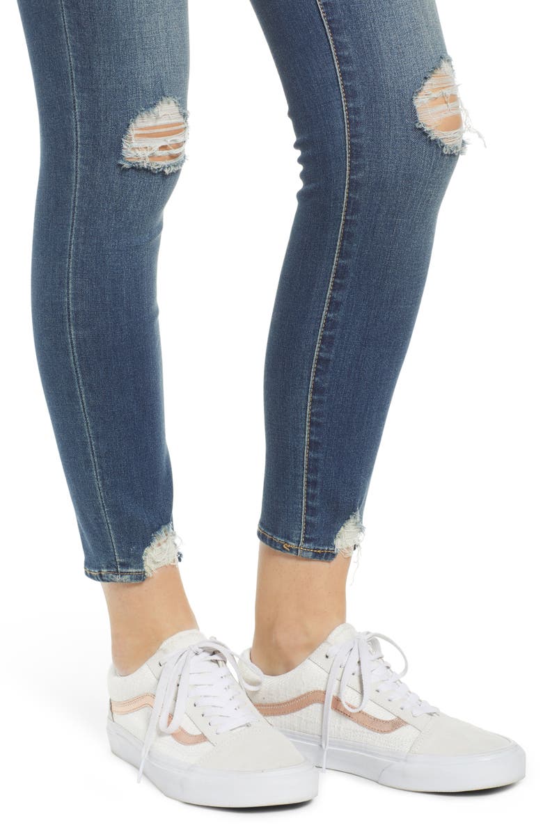 Articles of Society Suzy Distressed Crop Skinny Jeans, Alternate, color, 
