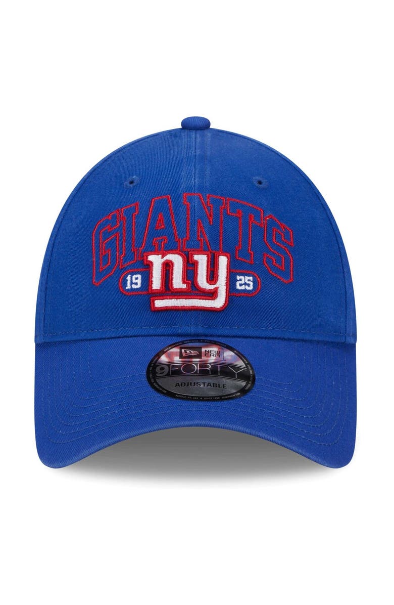 New Era Men's New Era Royal New York Giants Outline 9FORTY Snapback Hat, Alternate, color, 