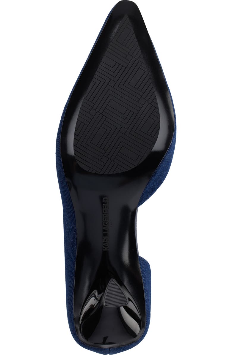 KARL LAGERFELD PARIS Kipton Half d'Orsay Pump, Alternate, color,