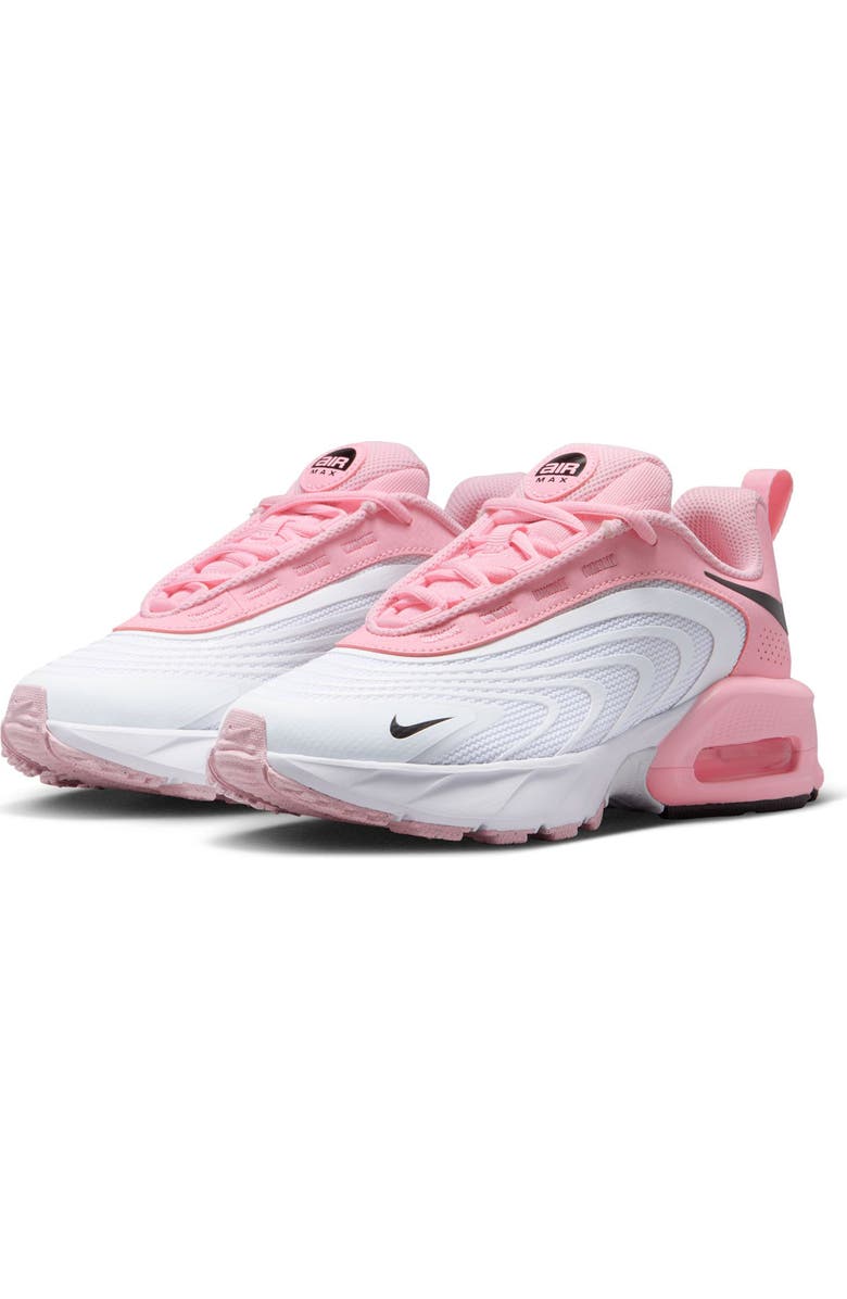 Nike Kids' Air Max Fire Sneaker, Main, color, White/ Black/ Soft Pink