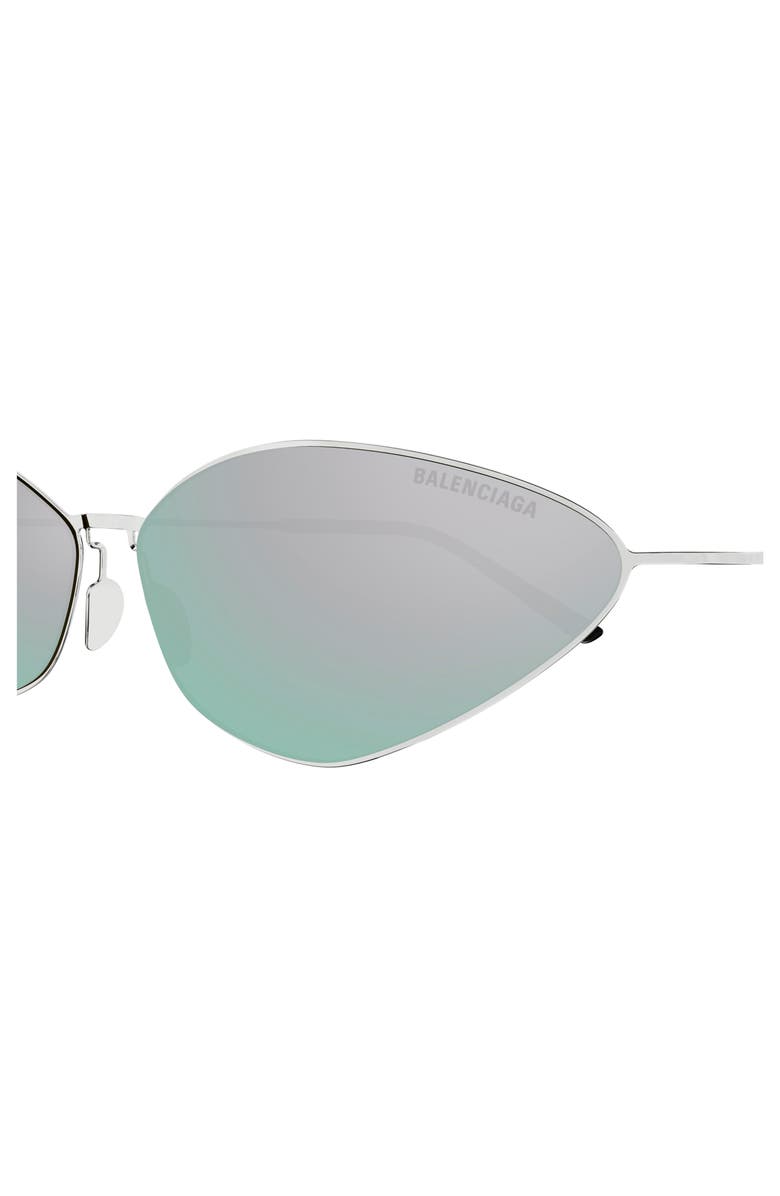 Balenciaga 68mm Oversize Cat Eye Sunglasses, Alternate, color, 