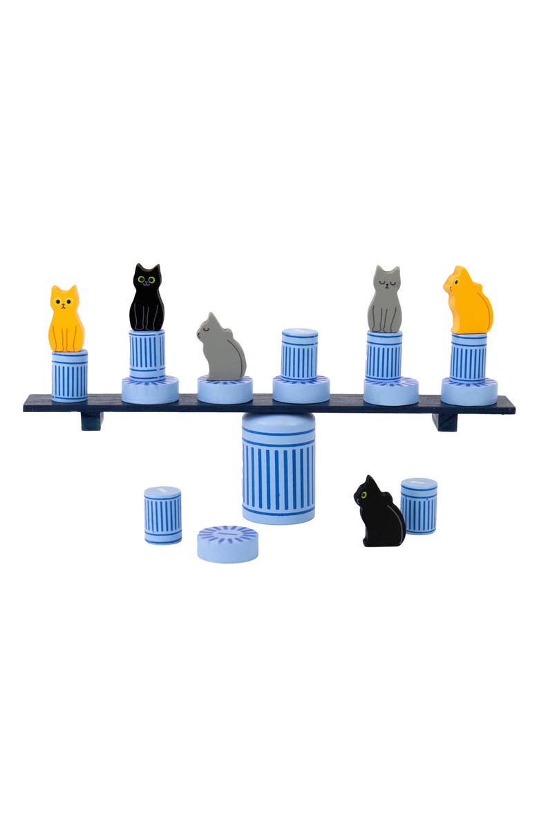 GIFT REPUBLIC Alley Cats Stacking Game, Main, color, Assorted