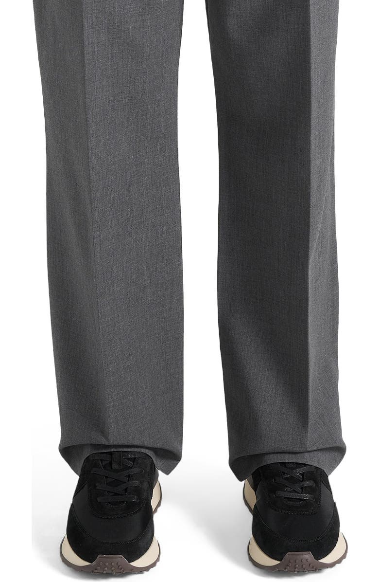 Manière De Voir Monaco Suede and Nylon Runner, Alternate, color, Black