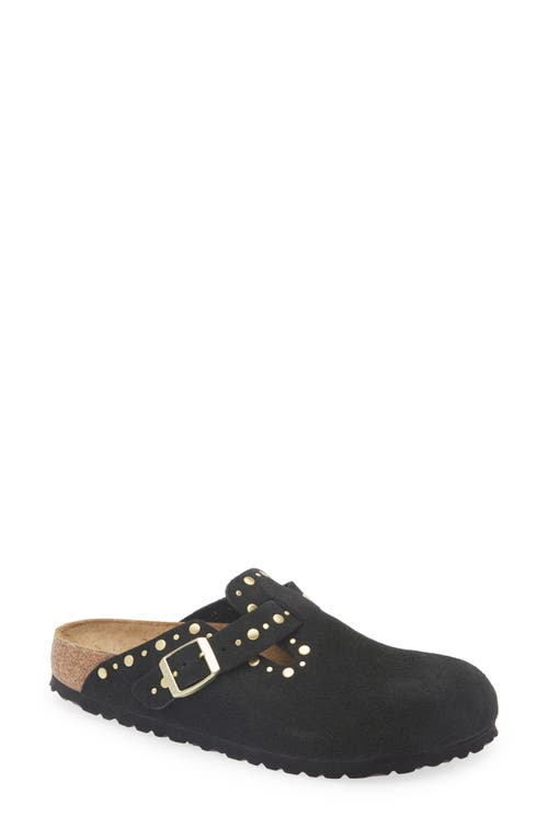 Birkenstock Boston Rivets Clog In Black