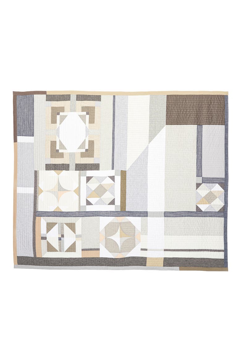 Caspian Linen & Cotton Quilt, Main, color, NEUTRAL