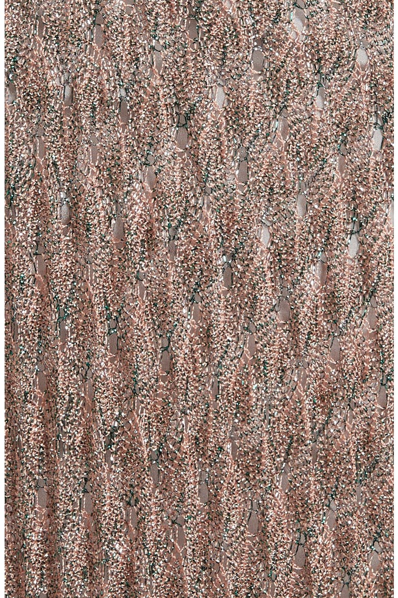 Metallic Pointelle Gown, Alternate, color, LIGHT PINK