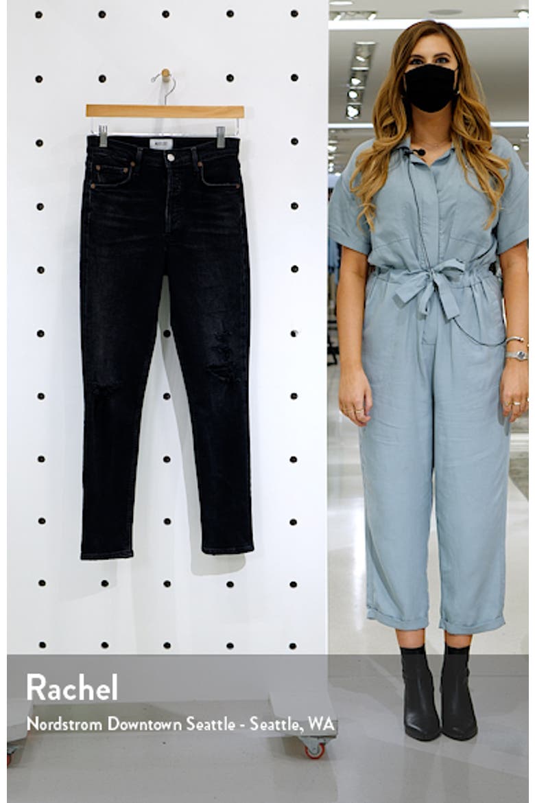 Nico Distressed High Waist Skinny Ankle Jeans video