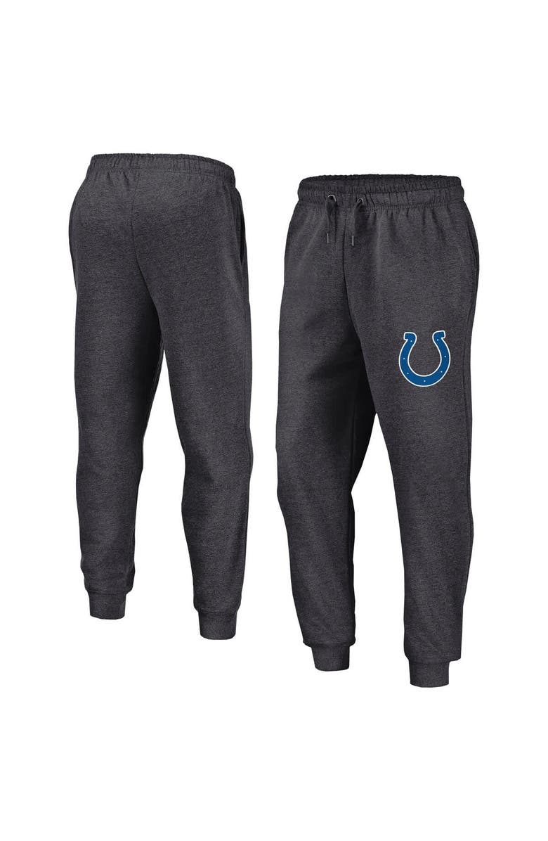 FANATICS Men's Fanatics Heather Charcoal Indianapolis Colts Boost Fleece Joggers, Main, color, Heather Charcoal