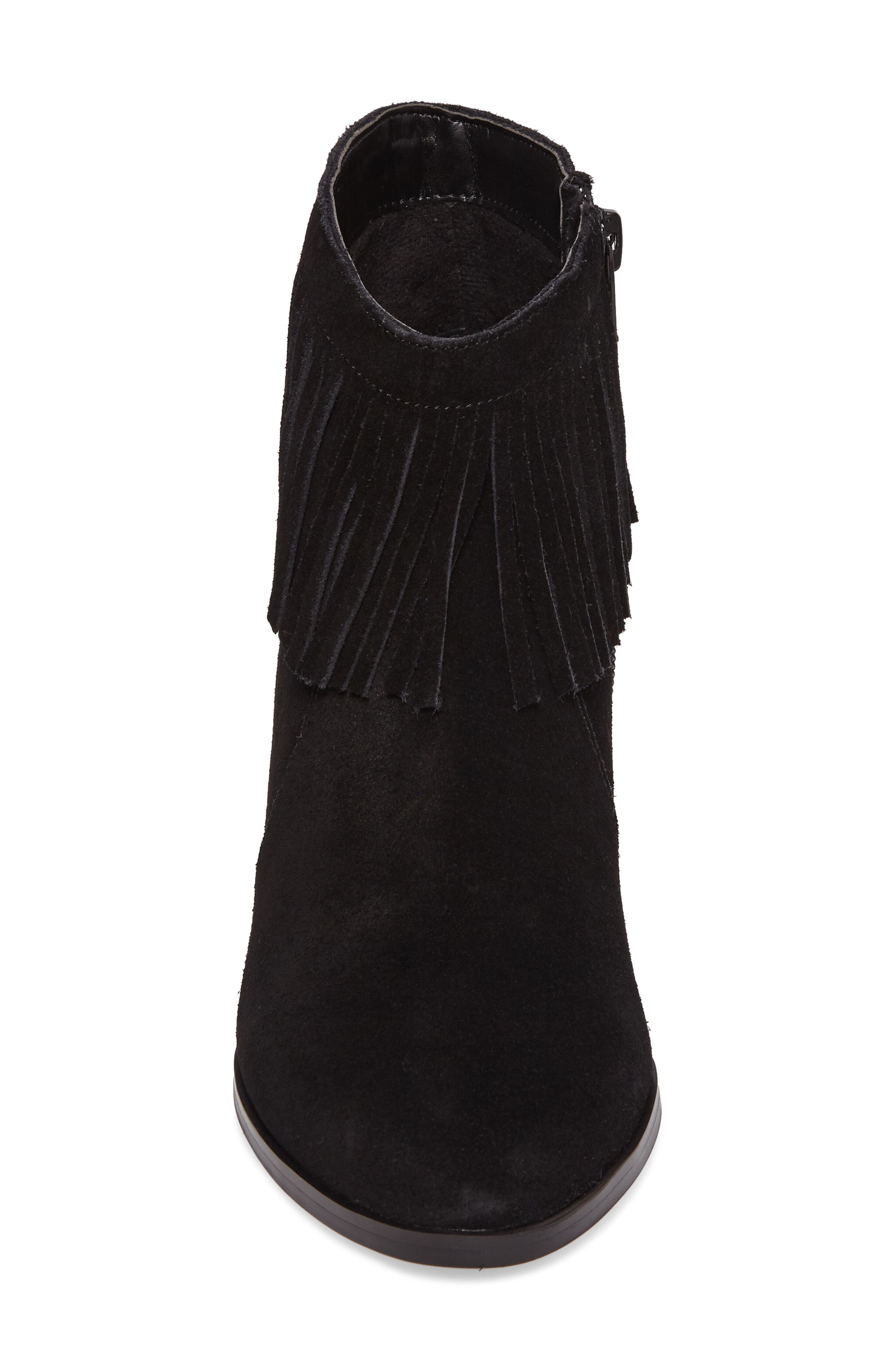 David Tate Misty Suede Western Fringe Bootie - Multiple Widths Available, Alternate, color, 