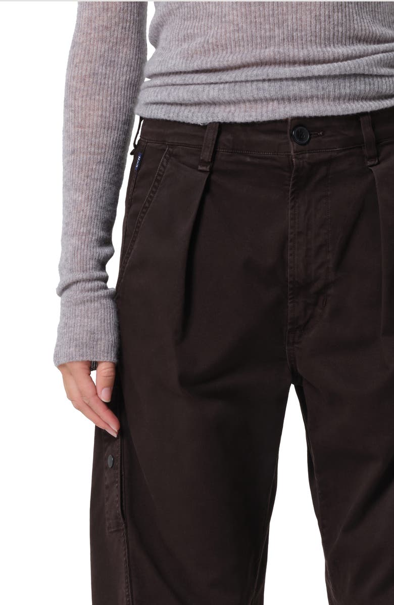 Citizens of Humanity Flight Barrel Leg Pants, Alternate, color, Carob Dk Brown
