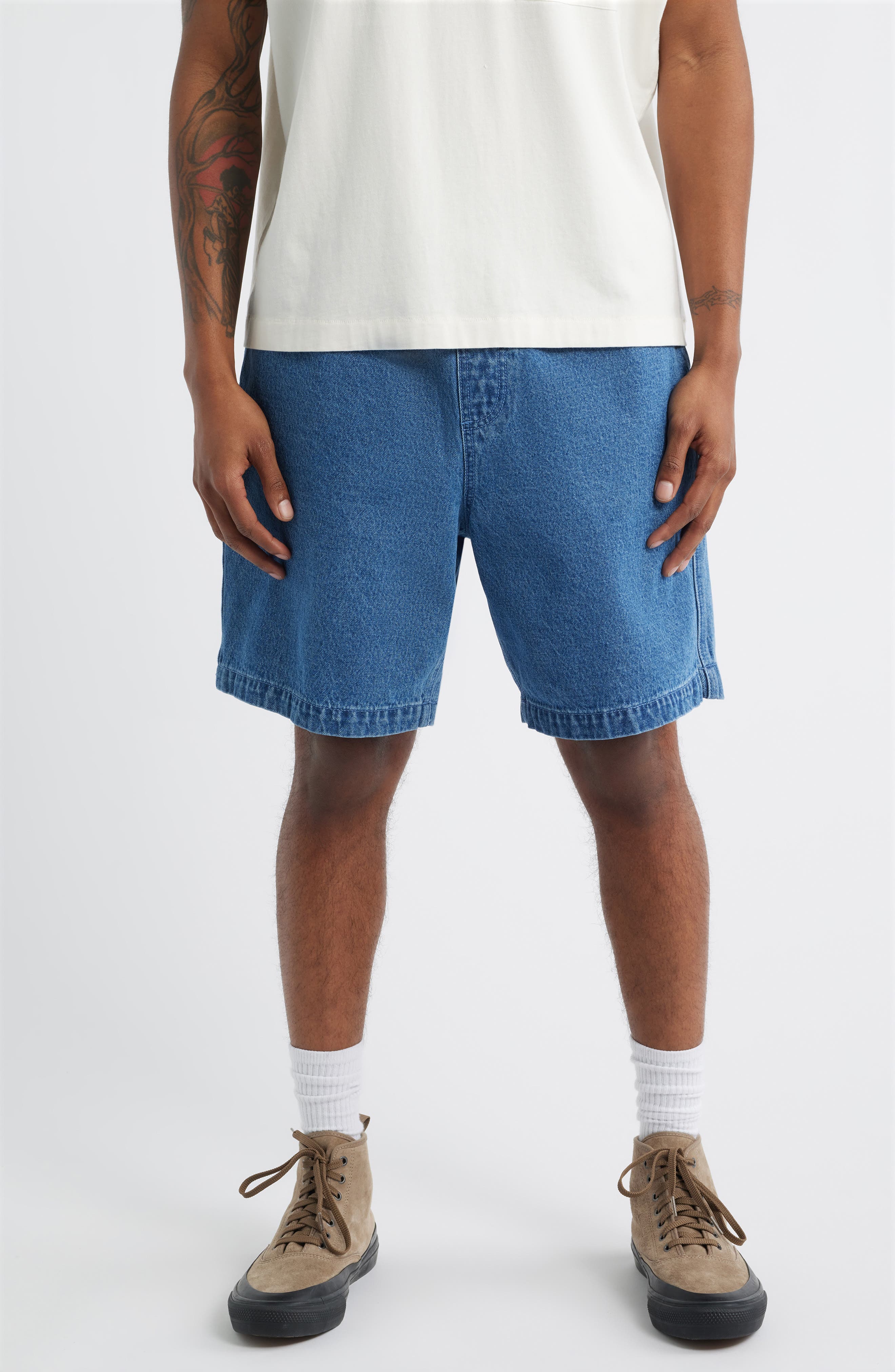 Easy Pull-On Denim Shorts - image 3