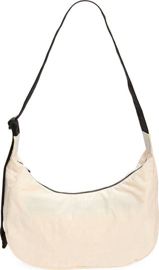 Medium Crescent Nylon Shoulder Bag