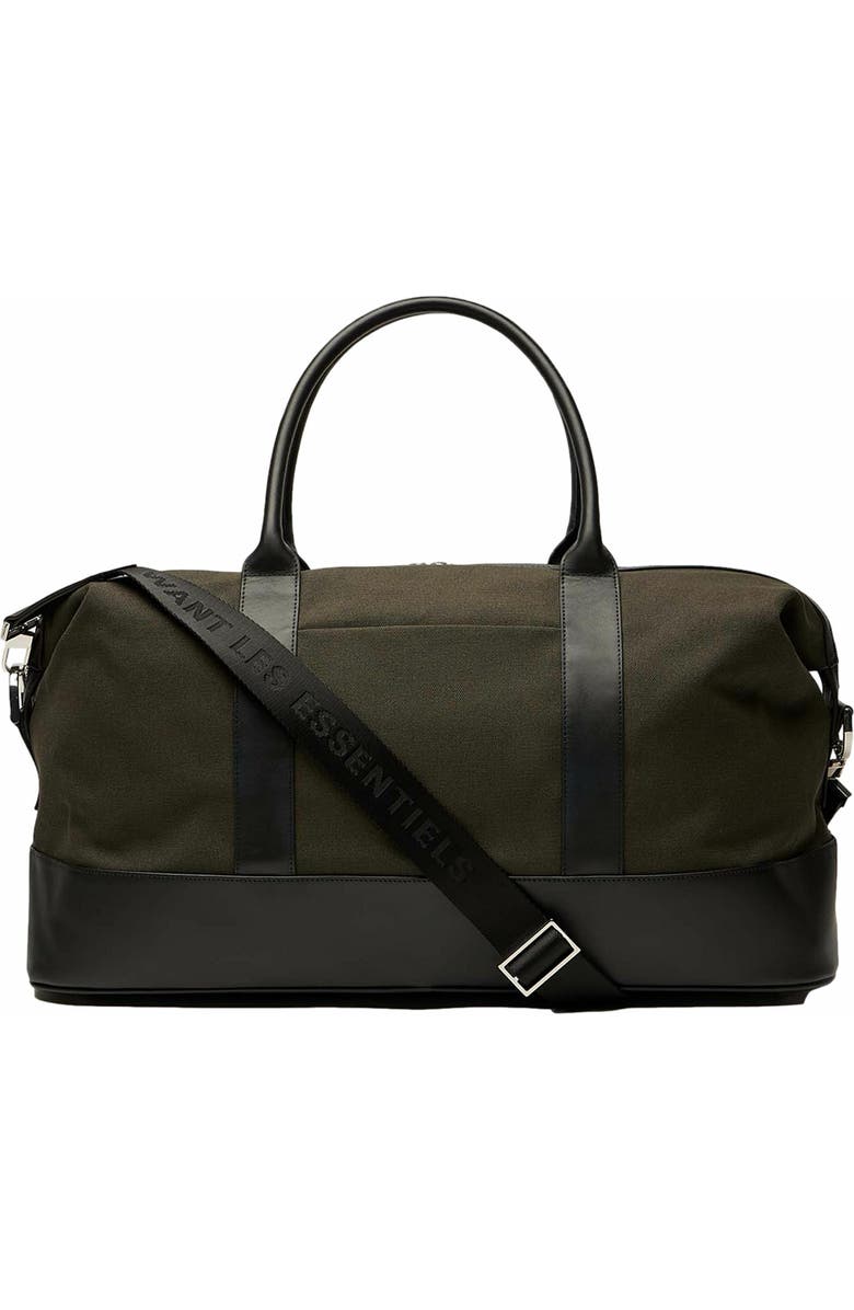 WANT Les Essentiels Kelowna Organic Cotton Canvas Weekender Bag, Alternate, color, Green