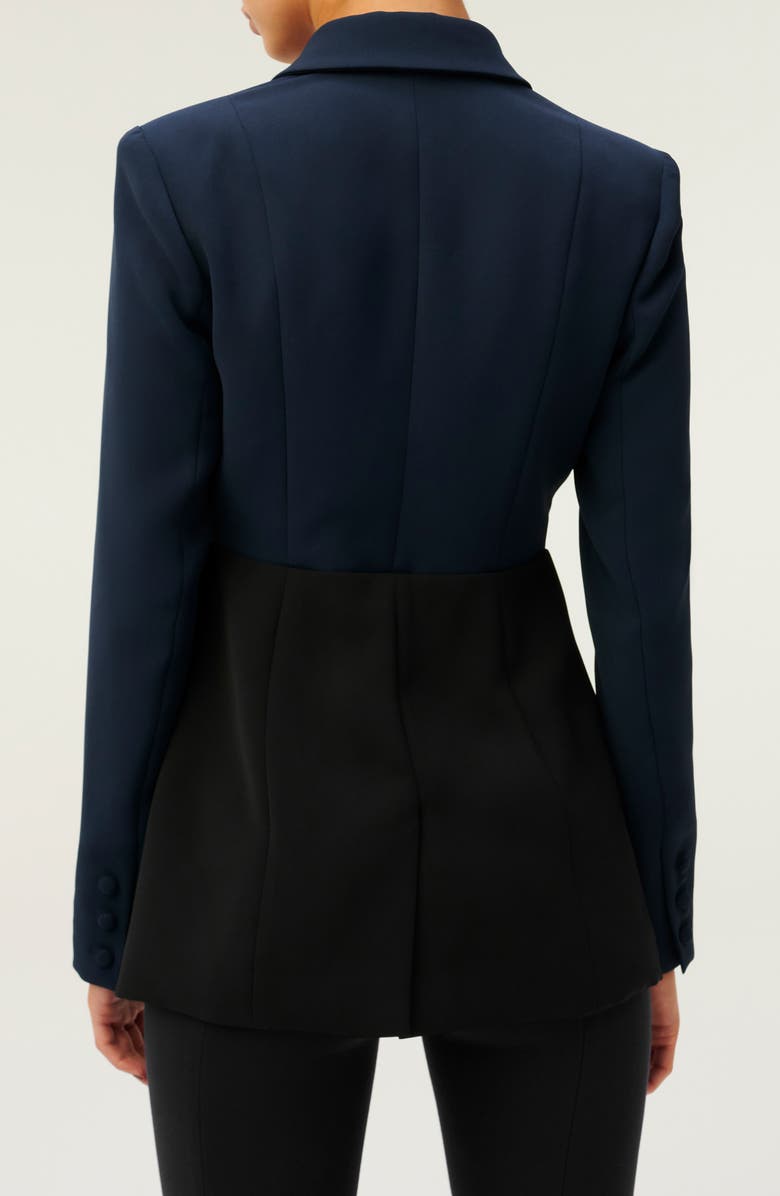 Good American Fit & Flatter Belted Blazer, Alternate, color,