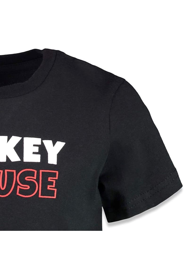 Mickey Mouse 4-Pack Short Sleeve T-Shirts, Alternate, color, Red Blue Grey Black