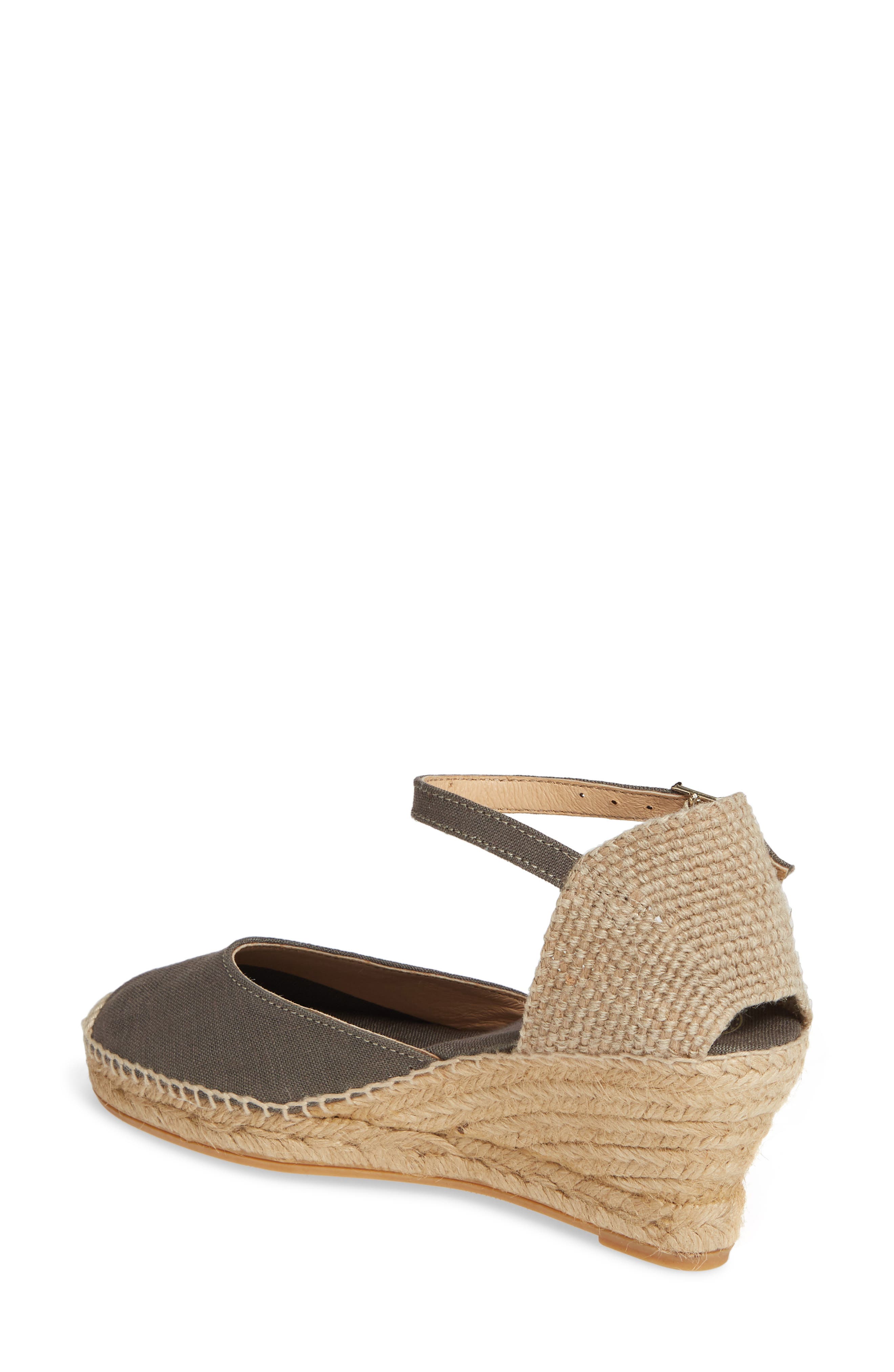 Toni Pons 'Caldes' Linen Wedge Sandal, Alternate, color, 