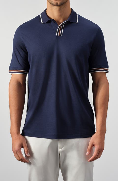 Cotton & Tencel™ Blend Piqué Knit Polo