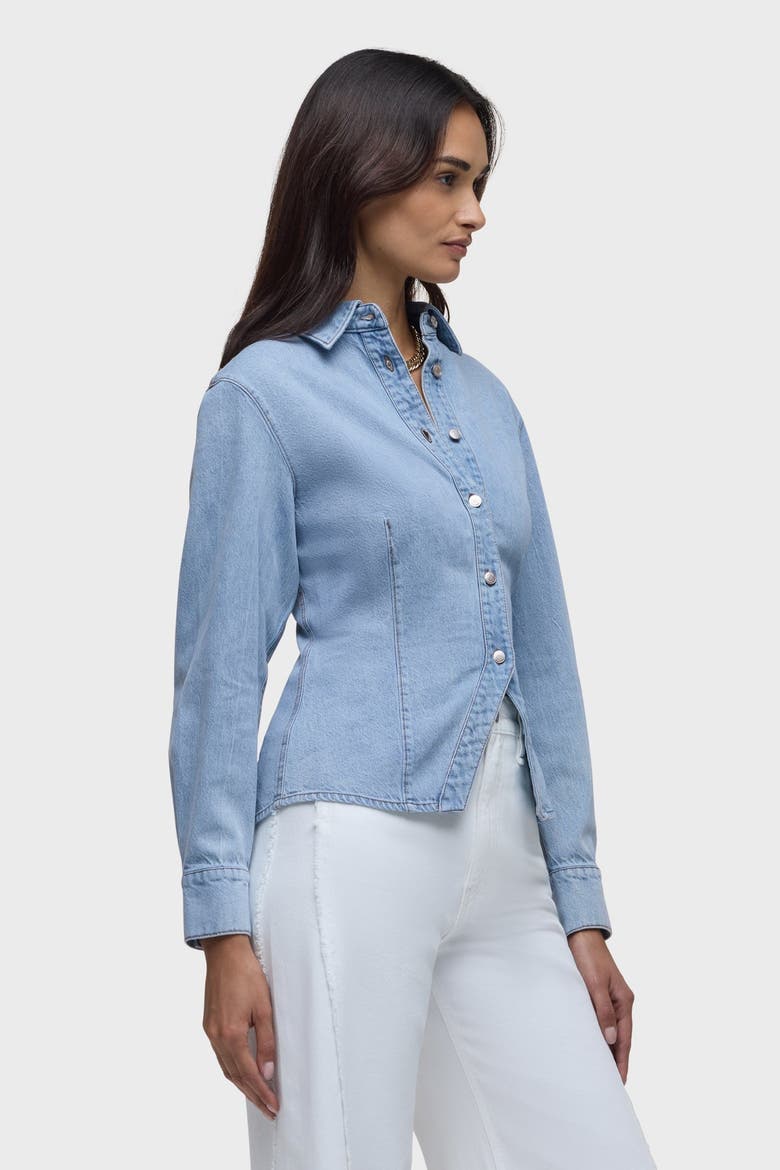 Button-Up Long Sleeve, Alternate, color, POOLS