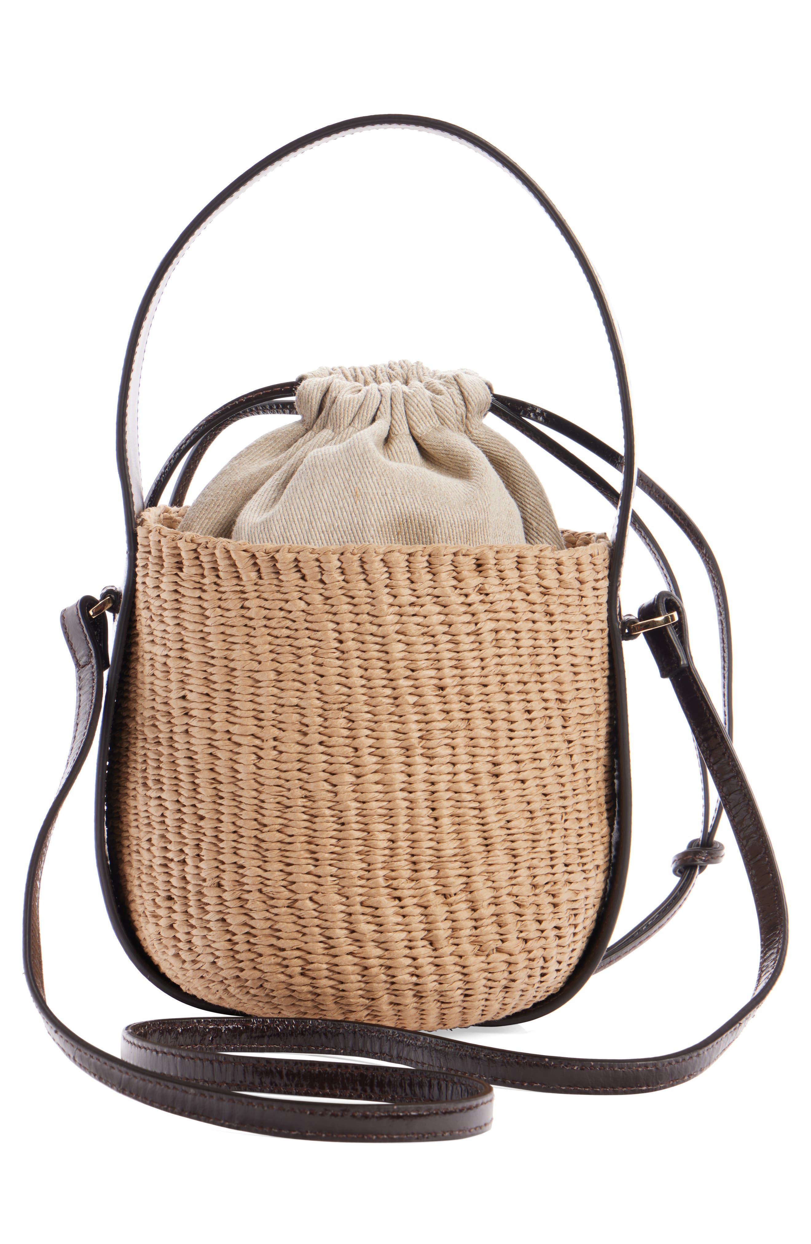 Woody Basket Bucket Bag, Alternate, color, KOHL BROWN 24X