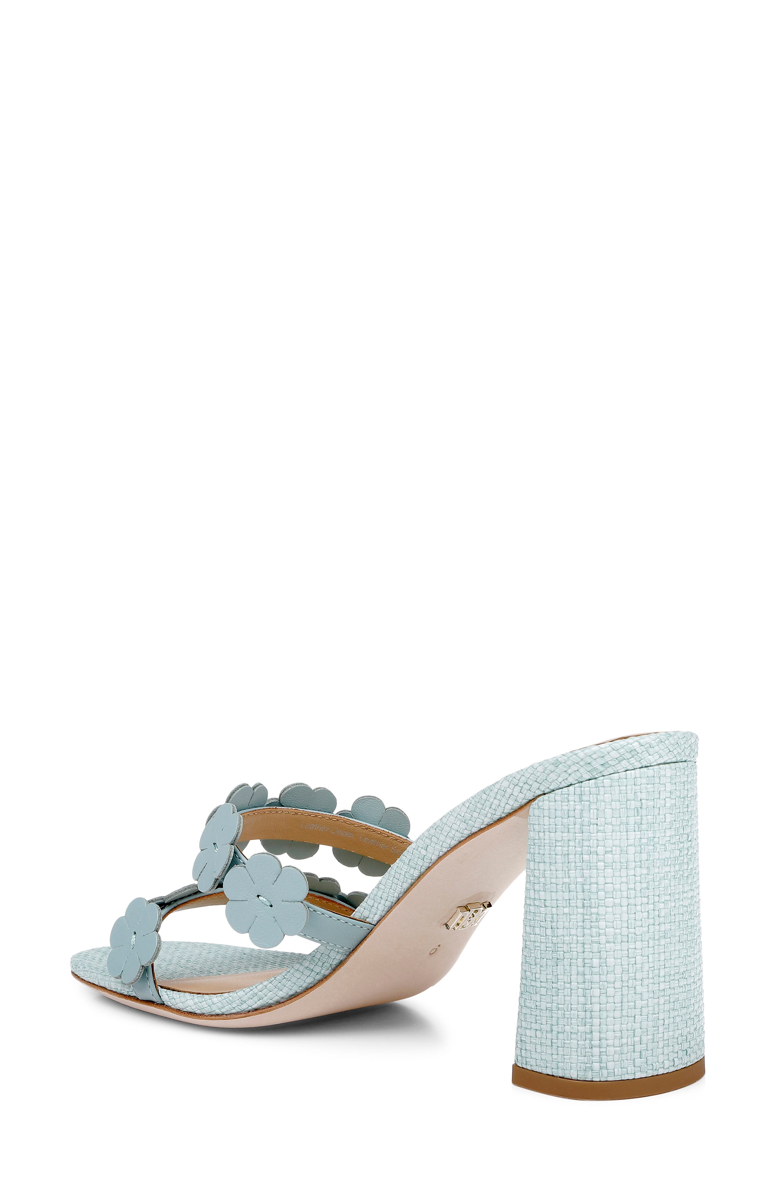Webster Slide Sandal, Alternate, color, OCEAN LEATHER