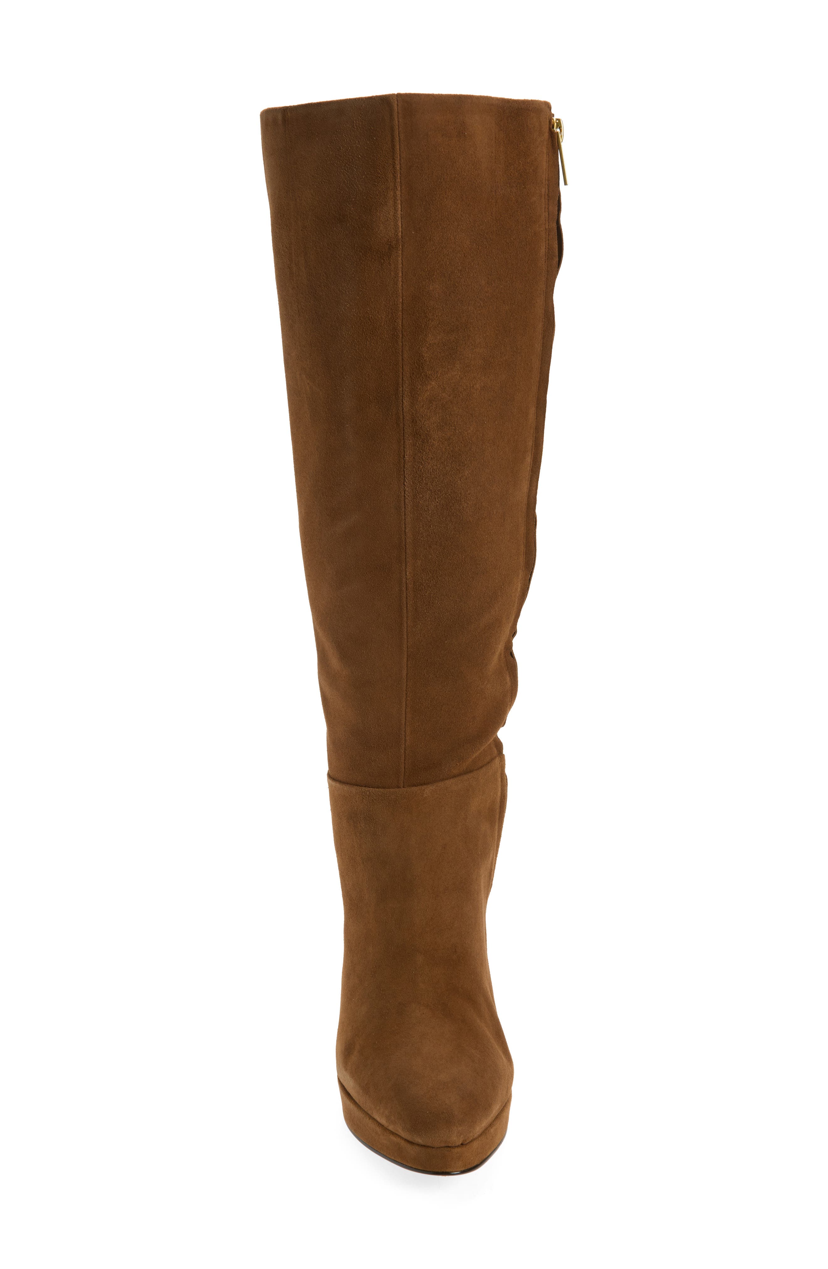 Valeria Knee High Platform Boot - Wide Calf, Alternate, color, REISHI