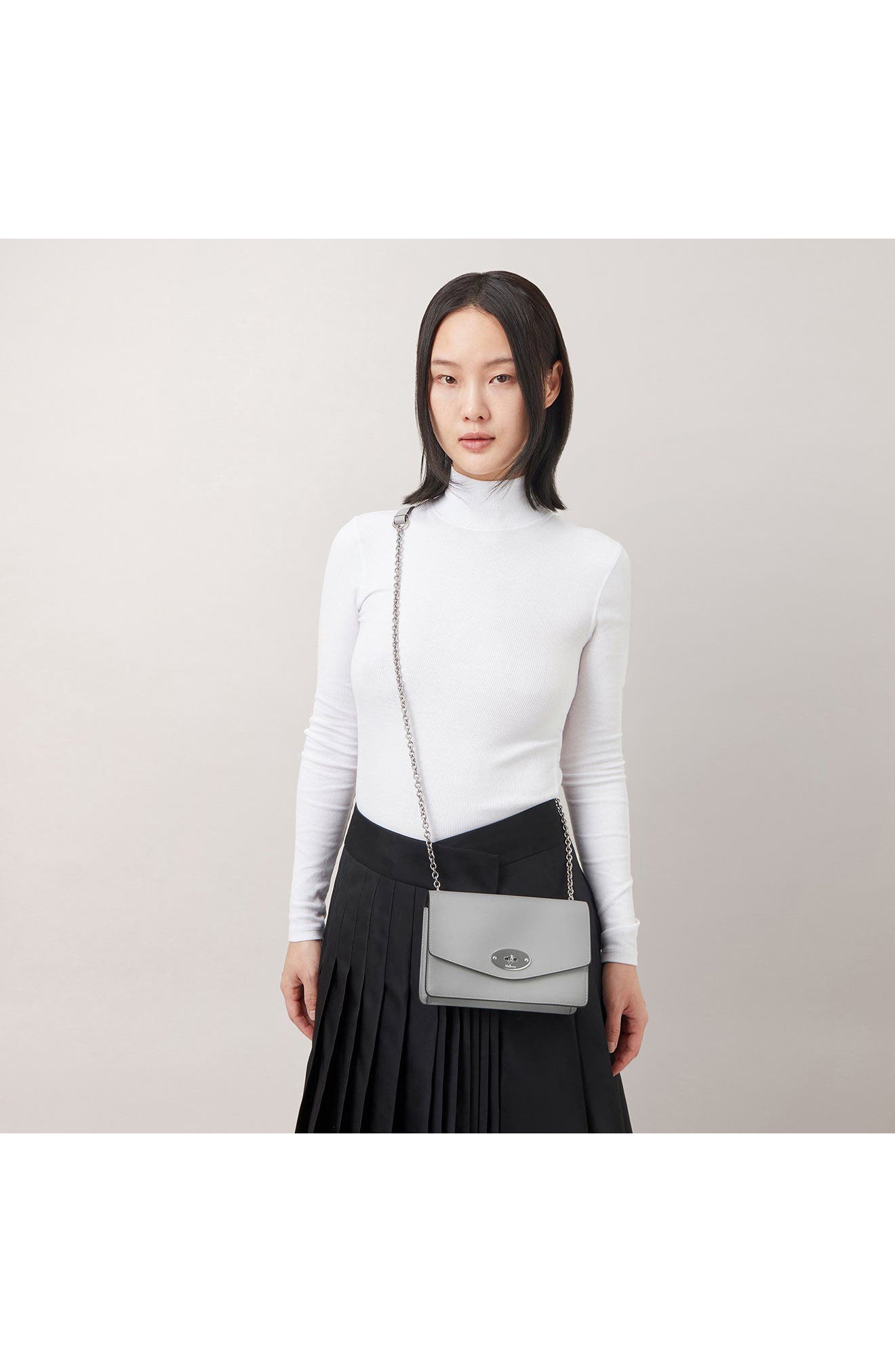 Mulberry Small Darley Leather Clutch, Alternate, color, 