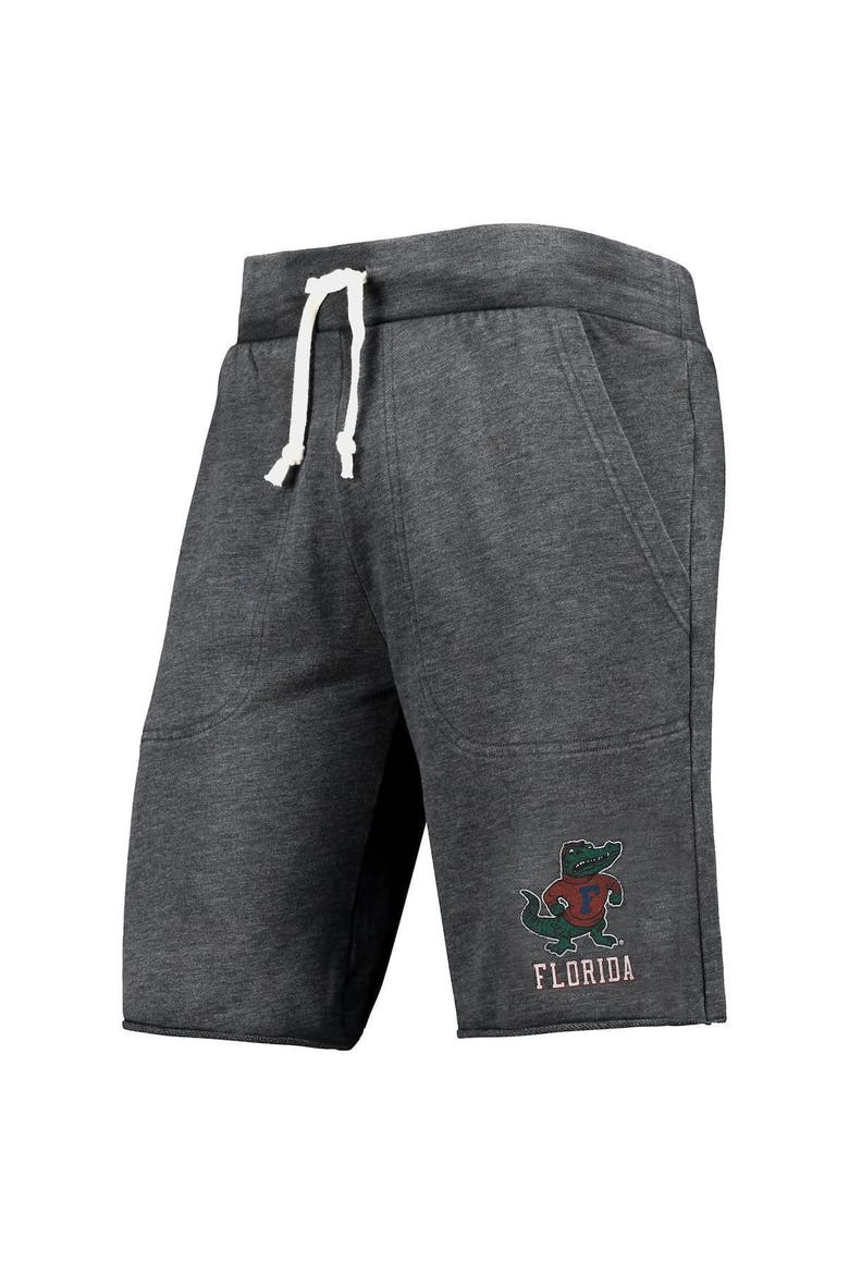 Men's Heathered Black Alternative Apparel Florida Gators Victory Lounge Shorts, Alternate, color, Black
