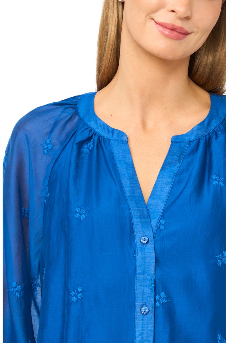 Raglan Sleeve Balloon Top, Alternate, color, BLUEBERRY