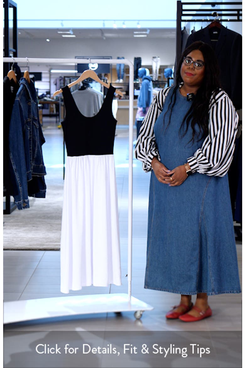 Sleeveless Scoop Neck Midi Dress video