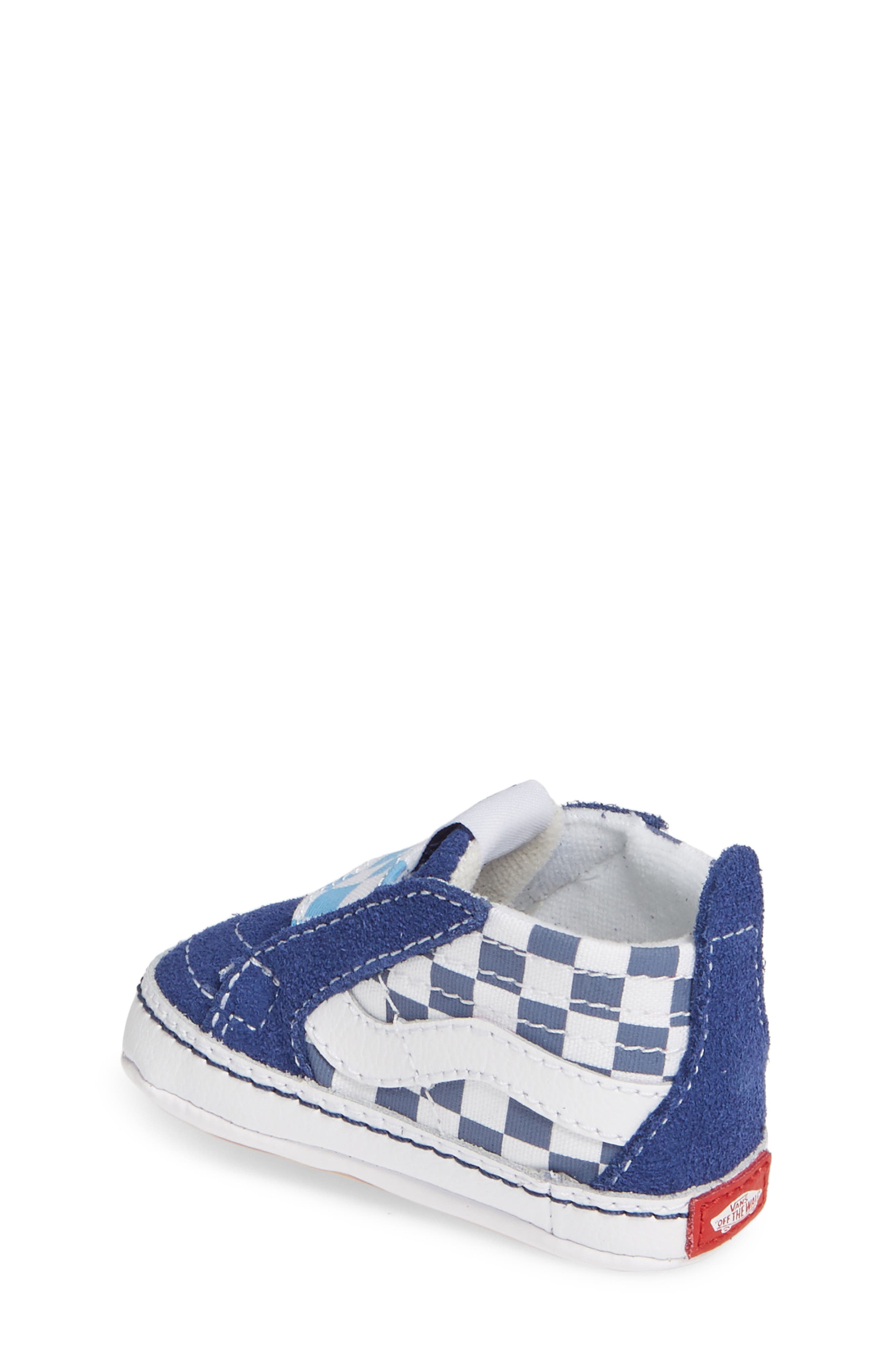 SK8-Hi Crib Sneaker, Alternate, color, TRUE NAVY/ BONNIE BLUE
