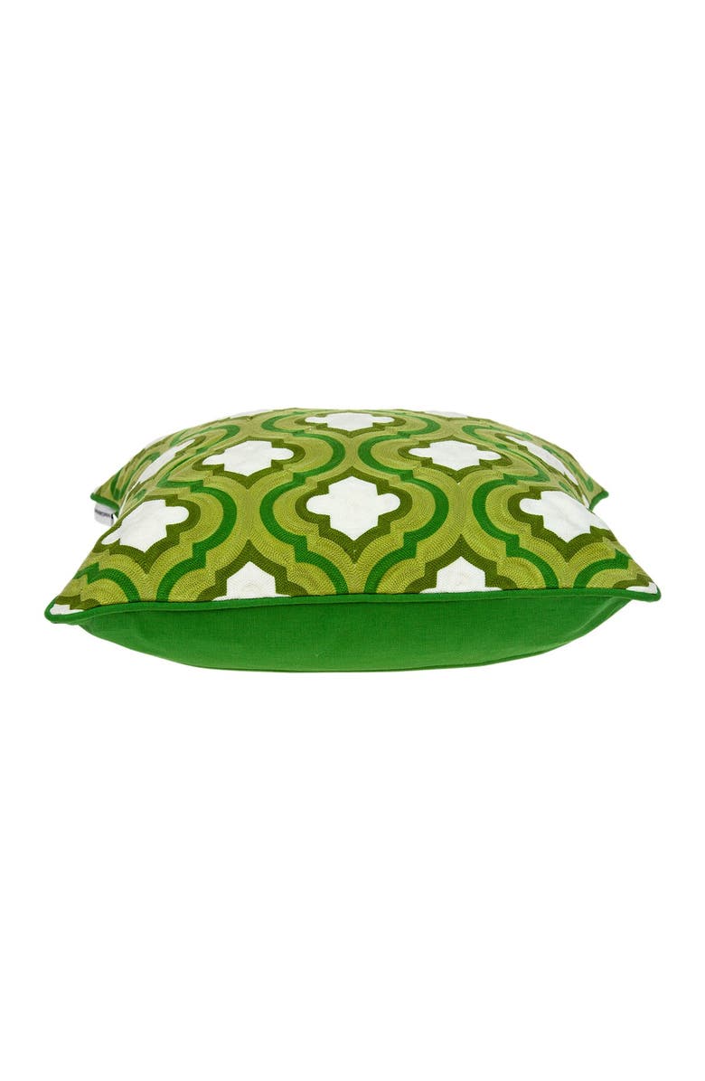 PARKLAND COLLECTION Gamma Traditional Pillow - 20" x 20" - Green, Alternate, color, Green