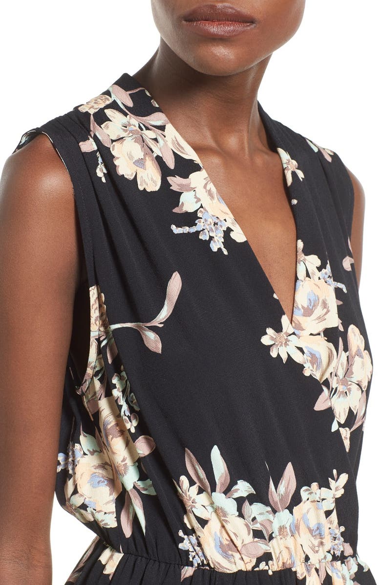 ASTR the Label ASTR Wrap Front Maxi Dress, Alternate, color,