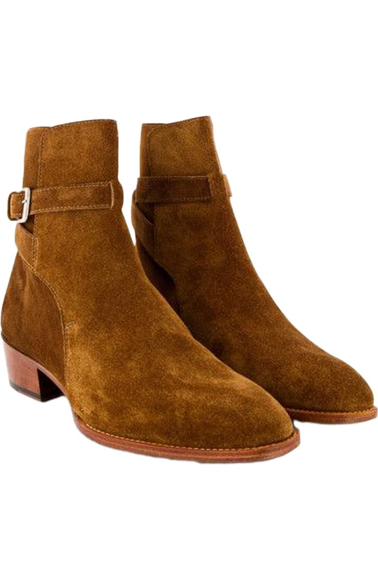 Anthony Veer Wexford Jodhpur Boot, Main, color, Havana Tabacco Suede