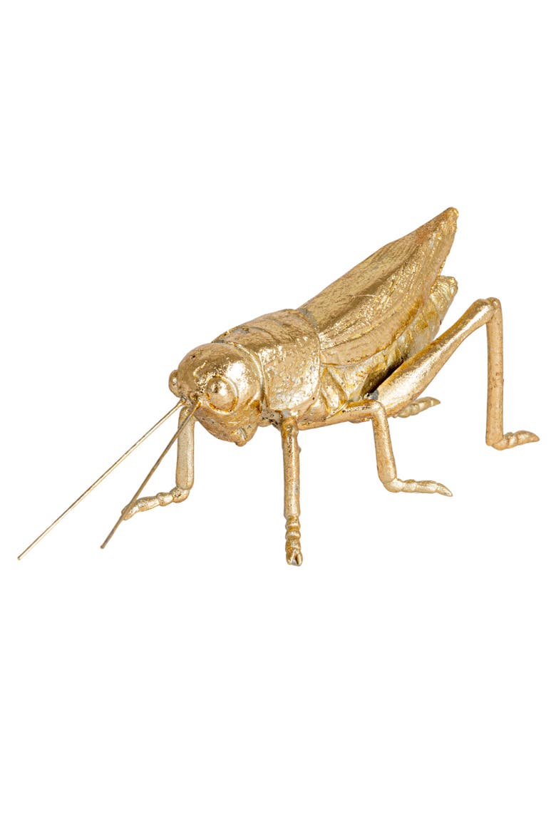 Gilded Garden Grasshopper Decor, Gold, Main, color, Gold