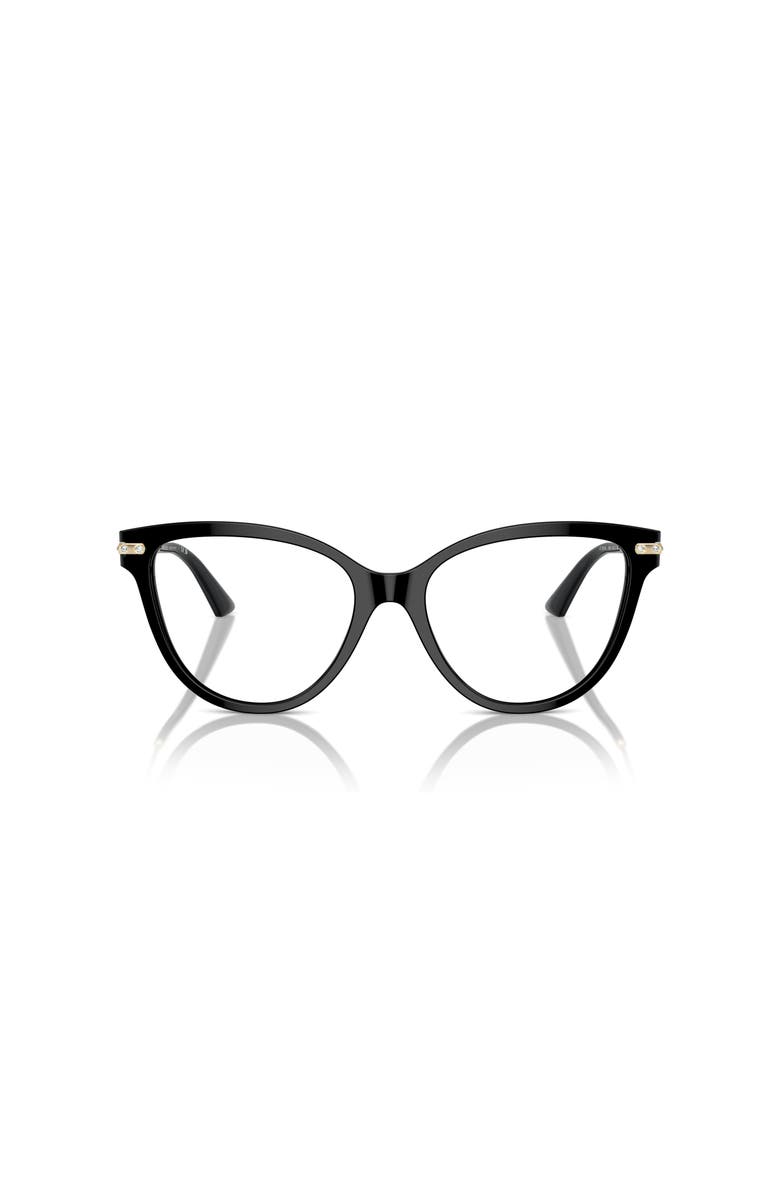Jimmy Choo 52mm Cat Eye optical glasses, Alternate, color, Black