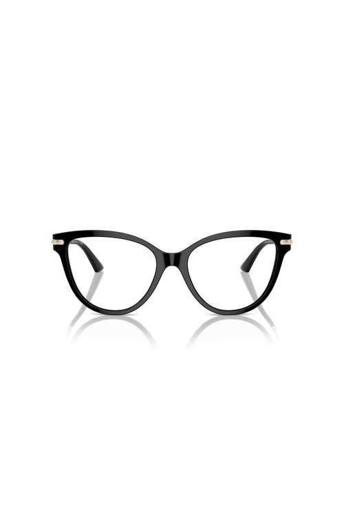 Jimmy Choo 54mm Cat Eye Optical Glasses In Black